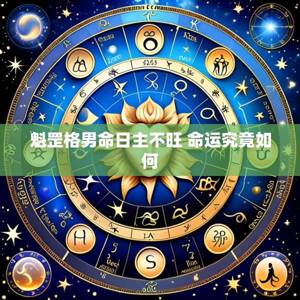 魁罡格男命日主不旺 命运究竟如何