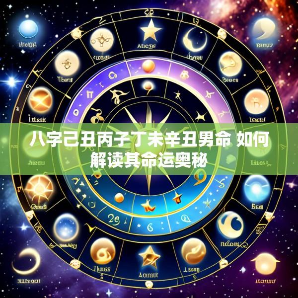 八字己丑丙子丁未辛丑男命 如何解读其命运奥秘