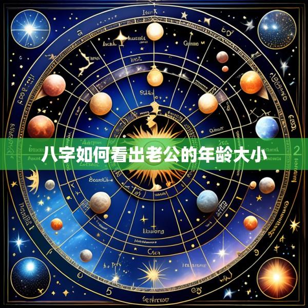八字如何看出老公的年龄大小