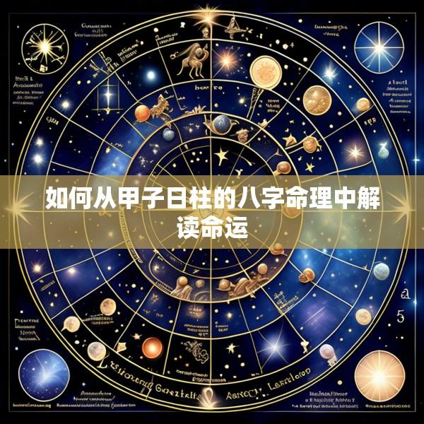 如何从甲子日柱的八字命理中解读命运