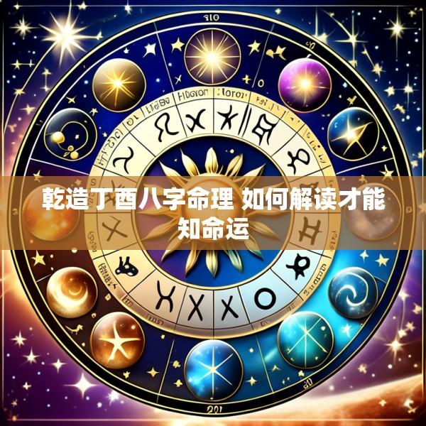 乾造丁酉八字命理 如何解读才能知命运