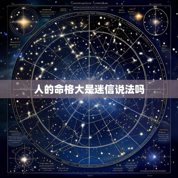 人的命格大是迷信说法吗