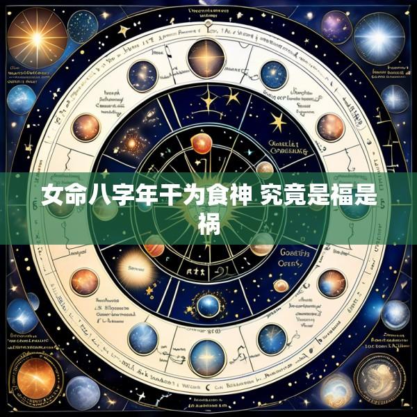 女命八字年干为食神 究竟是福是祸