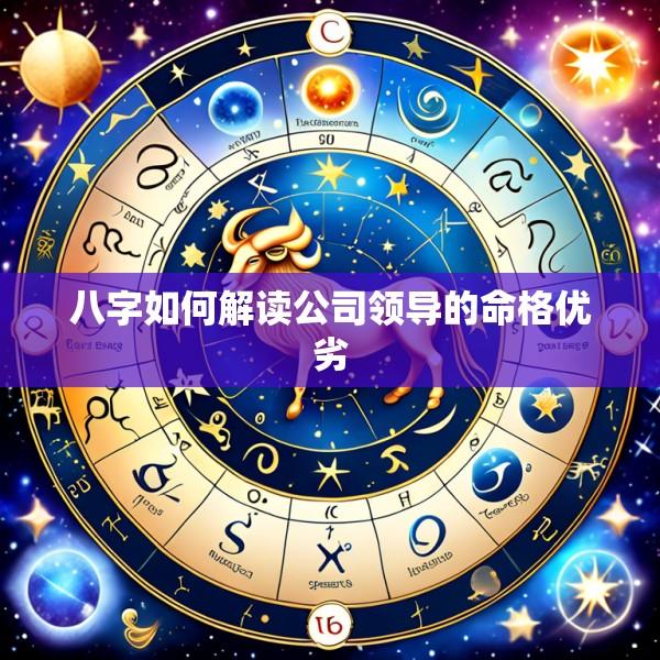 八字如何解读公司领导的命格优劣
