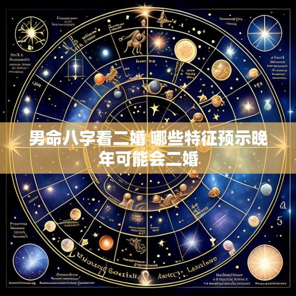 男命八字看二婚 哪些特征预示晚年可能会二婚