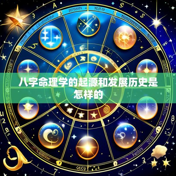 八字命理学的起源和发展历史是怎样的