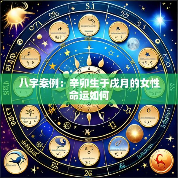 八字案例：辛卯生于戌月的女性命运如何