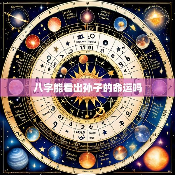 八字能看出孙子的命运吗