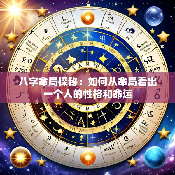 八字命局探秘：如何从命局看出一个人的性格和命运