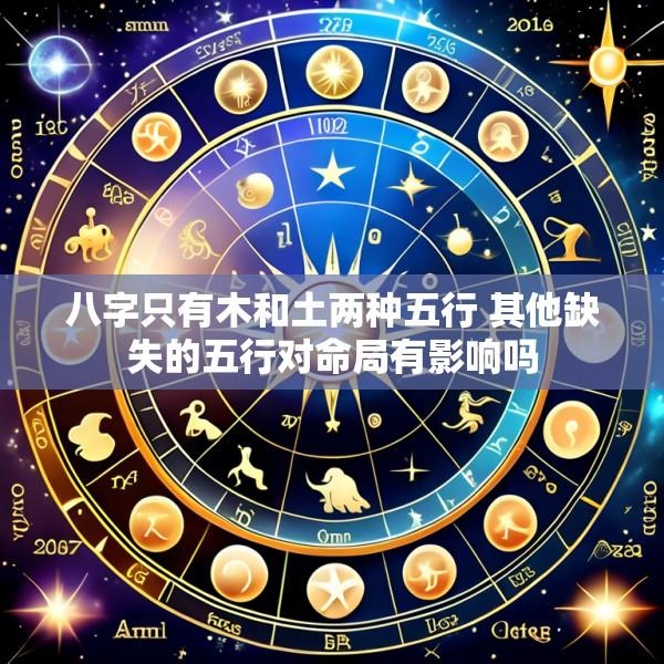 八字只有木和土两种五行 其他缺失的五行对命局有影响吗