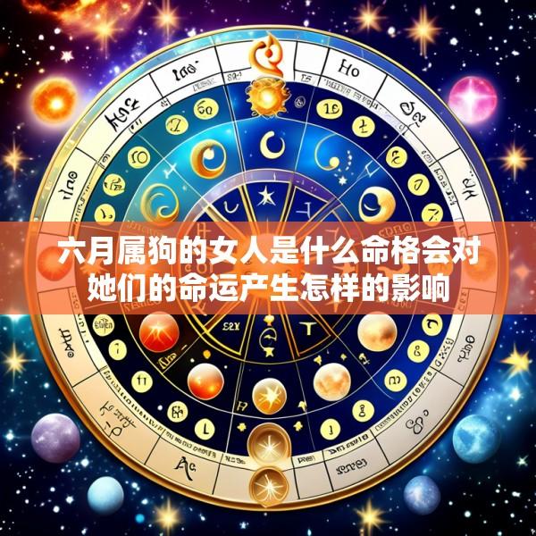 六月属狗的女人是什么命格会对她们的命运产生怎样的影响