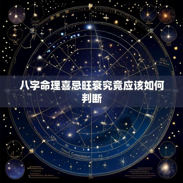 八字命理喜忌旺衰究竟应该如何判断