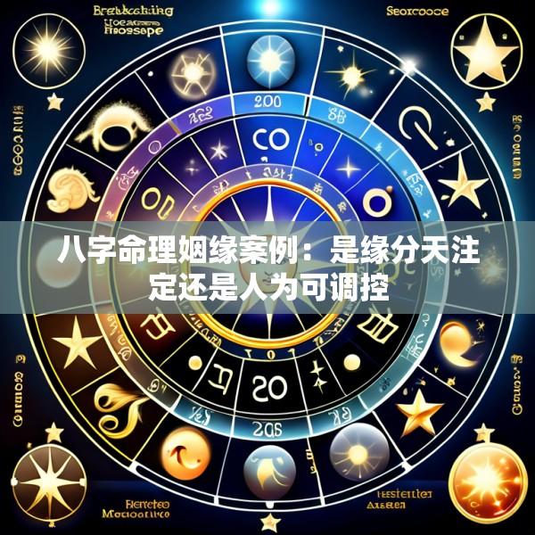 八字命理姻缘案例：是缘分天注定还是人为可调控