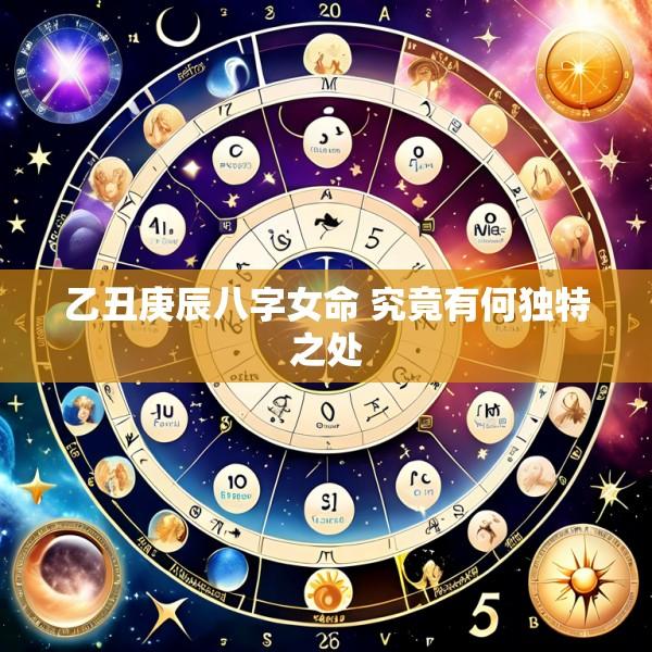乙丑庚辰八字女命 究竟有何独特之处