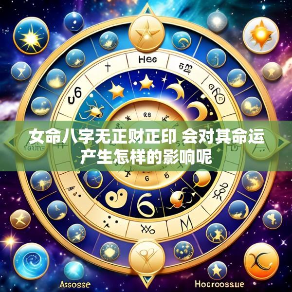 女命八字无正财正印 会对其命运产生怎样的影响呢