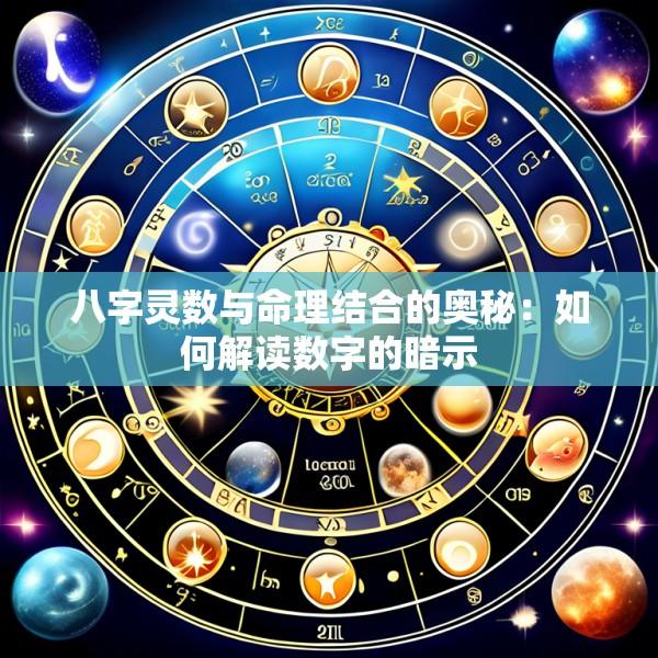 八字灵数与命理结合的奥秘：如何解读数字的暗示