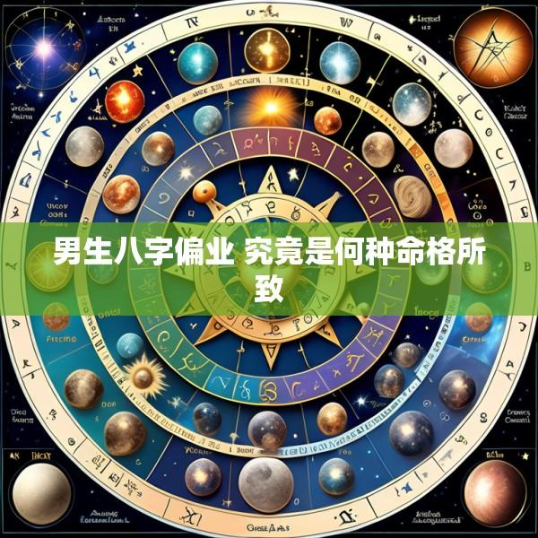男生八字偏业 究竟是何种命格所致
