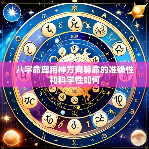 八字命理用神方向算命的准确性和科学性如何