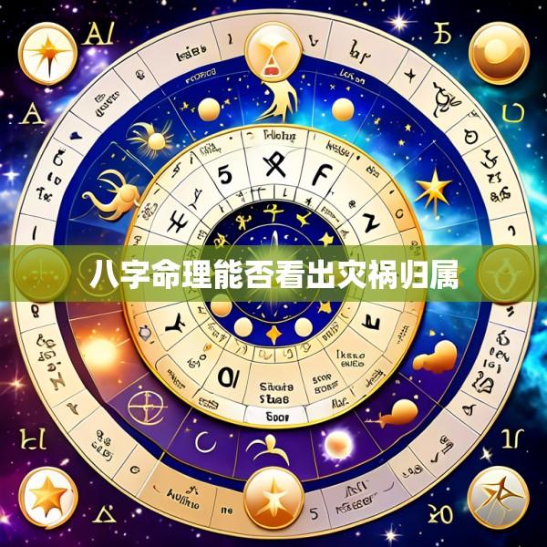 八字命理能否看出灾祸归属