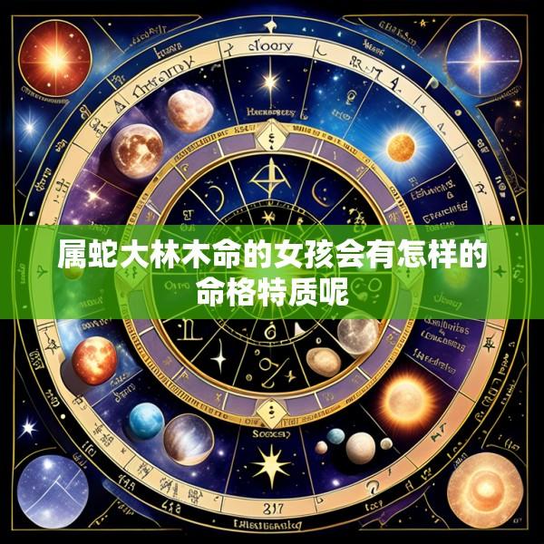 属蛇大林木命的女孩会有怎样的命格特质呢