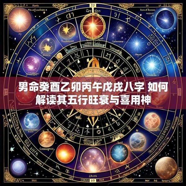 男命癸酉乙卯丙午戊戌八字 如何解读其五行旺衰与喜用神