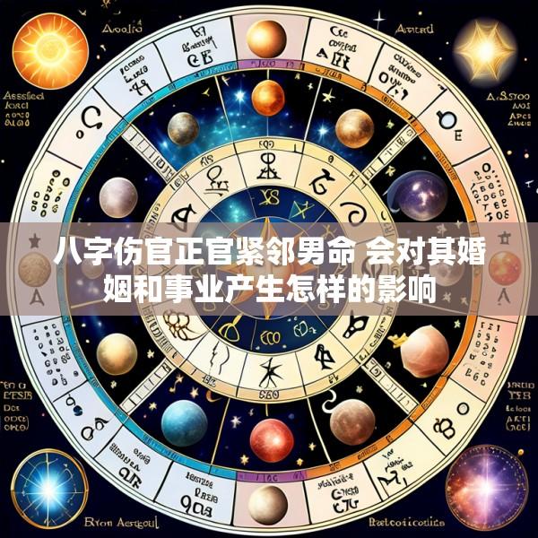 八字伤官正官紧邻男命 会对其婚姻和事业产生怎样的影响