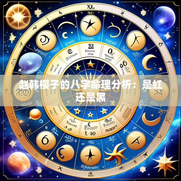 赵韩樱子的八字命理分析：是红还是黑