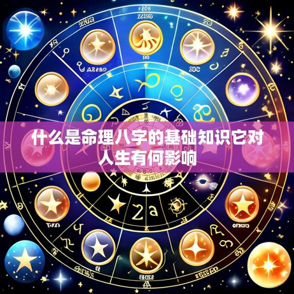 什么是命理八字的基础知识它对人生有何影响
