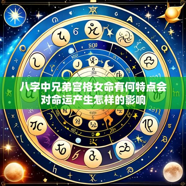 八字中兄弟宫格女命有何特点会对命运产生怎样的影响
