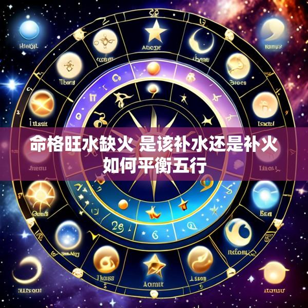 命格旺水缺火 是该补水还是补火如何平衡五行