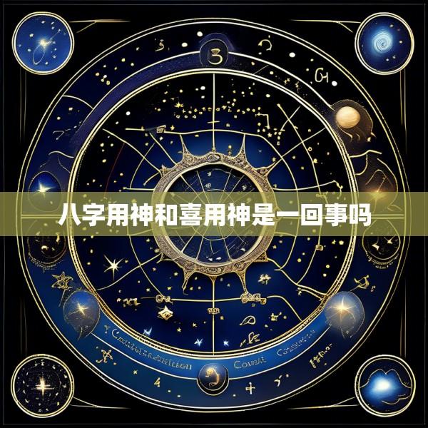 八字用神和喜用神是一回事吗