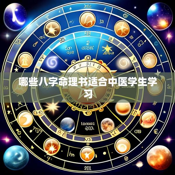 哪些八字命理书适合中医学生学习