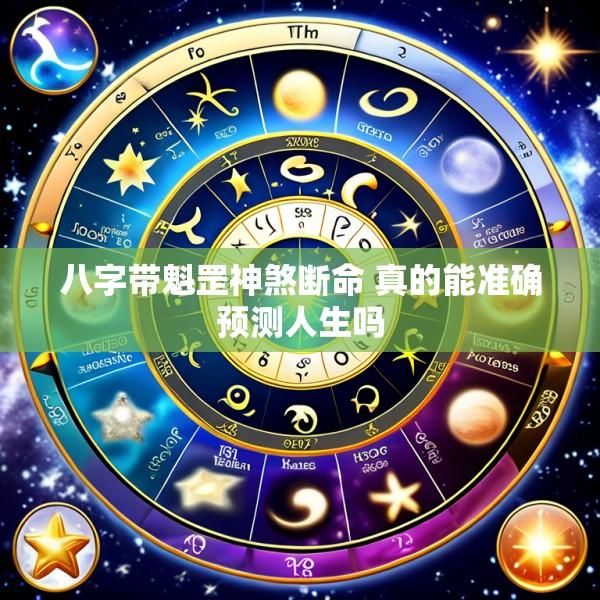 八字带魁罡神煞断命 真的能准确预测人生吗