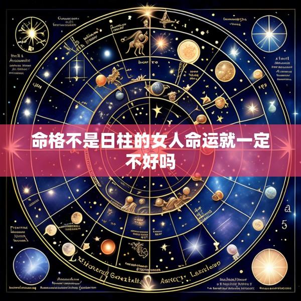 命格不是日柱的女人命运就一定不好吗