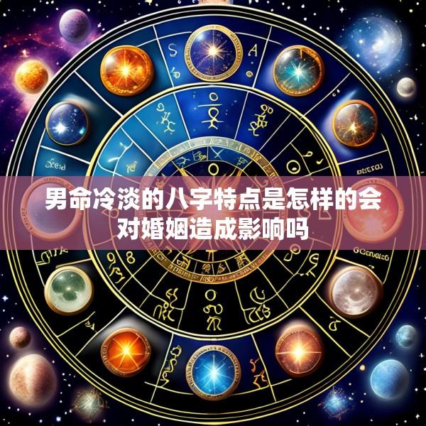 男命冷淡的八字特点是怎样的会对婚姻造成影响吗