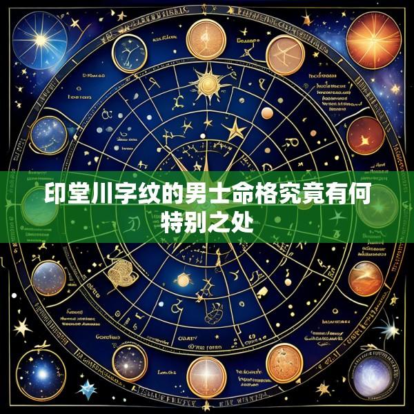 印堂川字纹的男士命格究竟有何特别之处