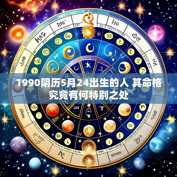 1990阴历5月24出生的人 其命格究竟有何特别之处