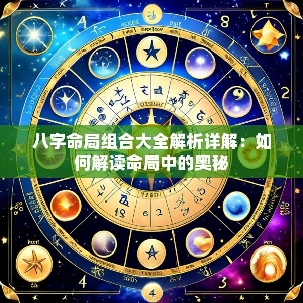 八字命局组合大全解析详解：如何解读命局中的奥秘