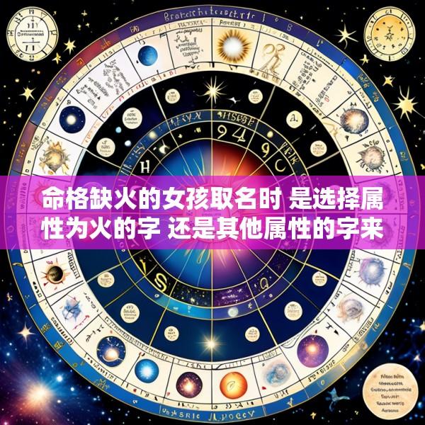 命格缺火的女孩取名时 是选择属性为火的字 还是其他属性的字来弥补呢