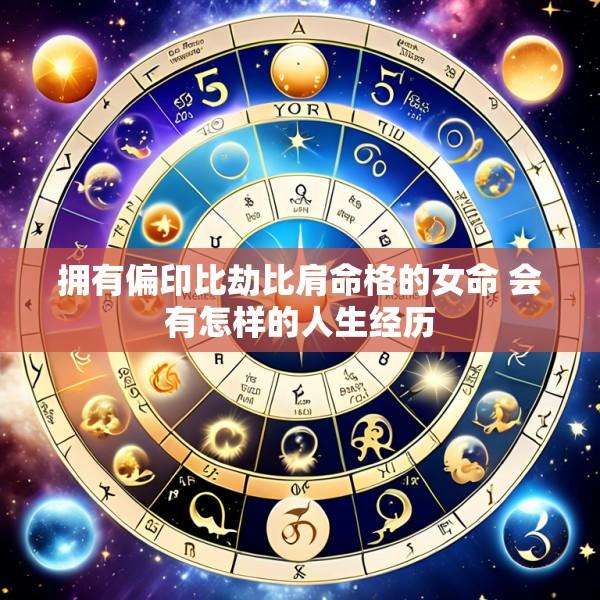 拥有偏印比劫比肩命格的女命 会有怎样的人生经历