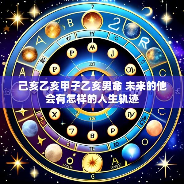 己亥乙亥甲子乙亥男命 未来的他会有怎样的人生轨迹