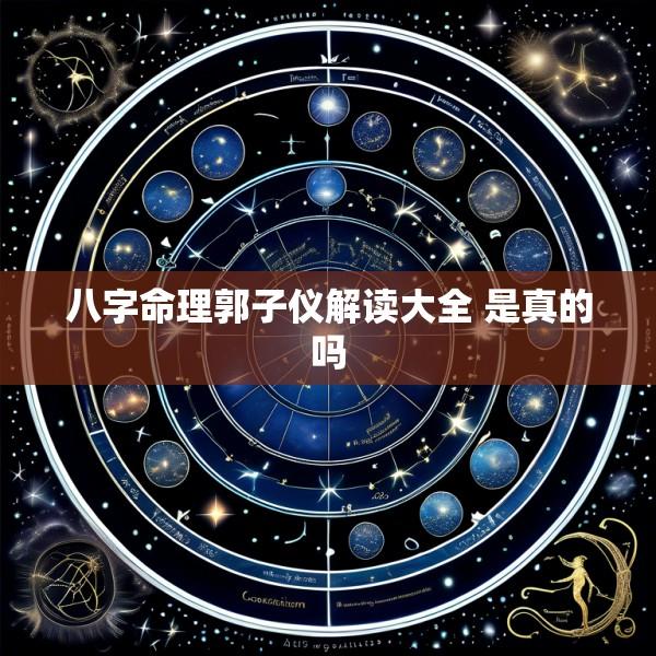 八字命理郭子仪解读大全 是真的吗