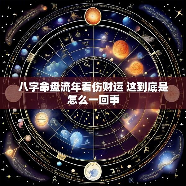 八字命盘流年看伤财运 这到底是怎么一回事