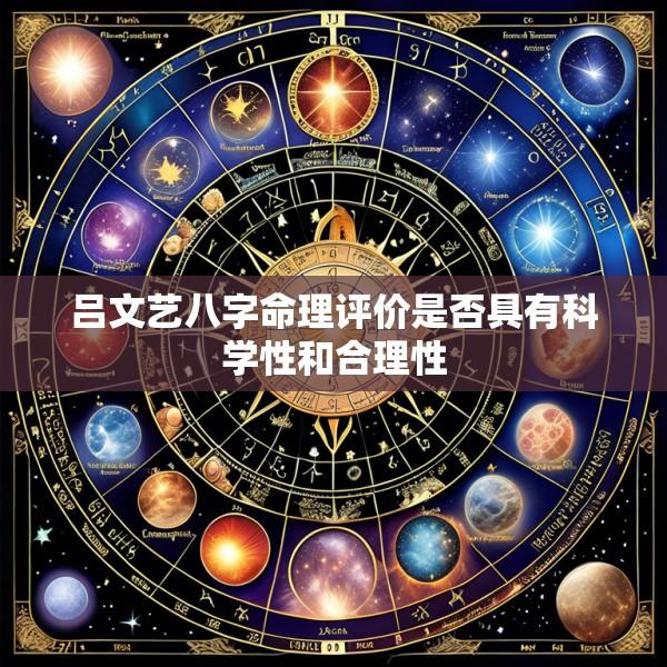 吕文艺八字命理评价是否具有科学性和合理性