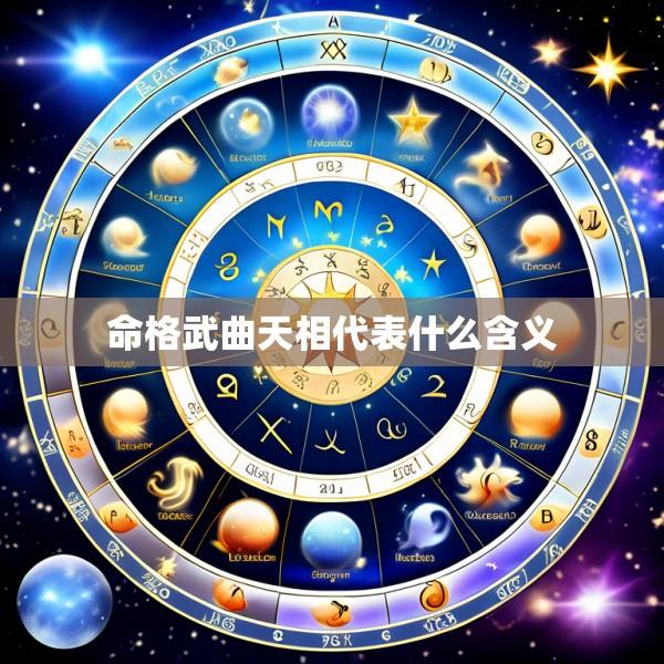 命格武曲天相代表什么含义