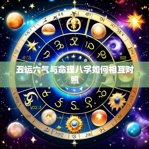 五运六气与命理八字如何相互对照