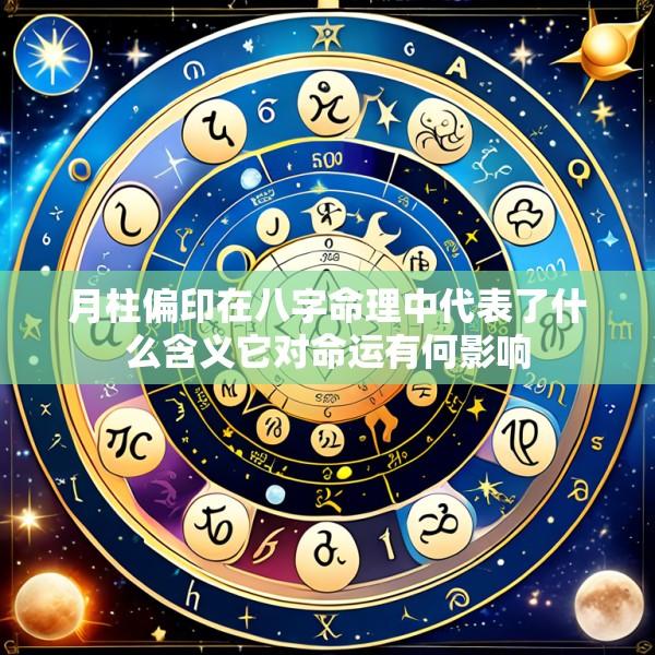 月柱偏印在八字命理中代表了什么含义它对命运有何影响