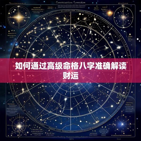 如何通过高级命格八字准确解读财运