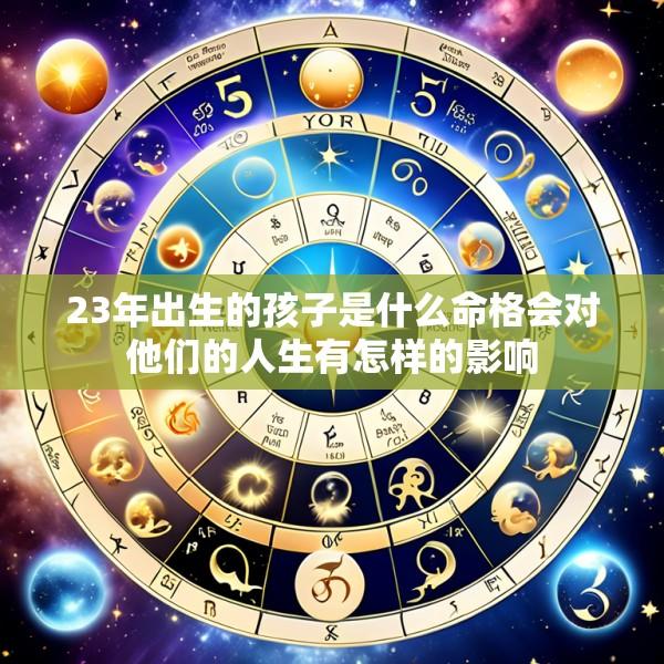 23年出生的孩子是什么命格会对他们的人生有怎样的影响