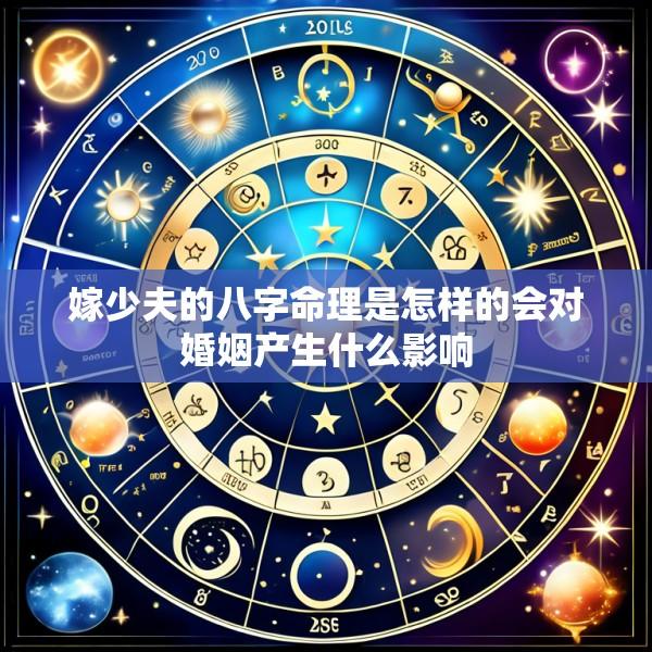 嫁少夫的八字命理是怎样的会对婚姻产生什么影响